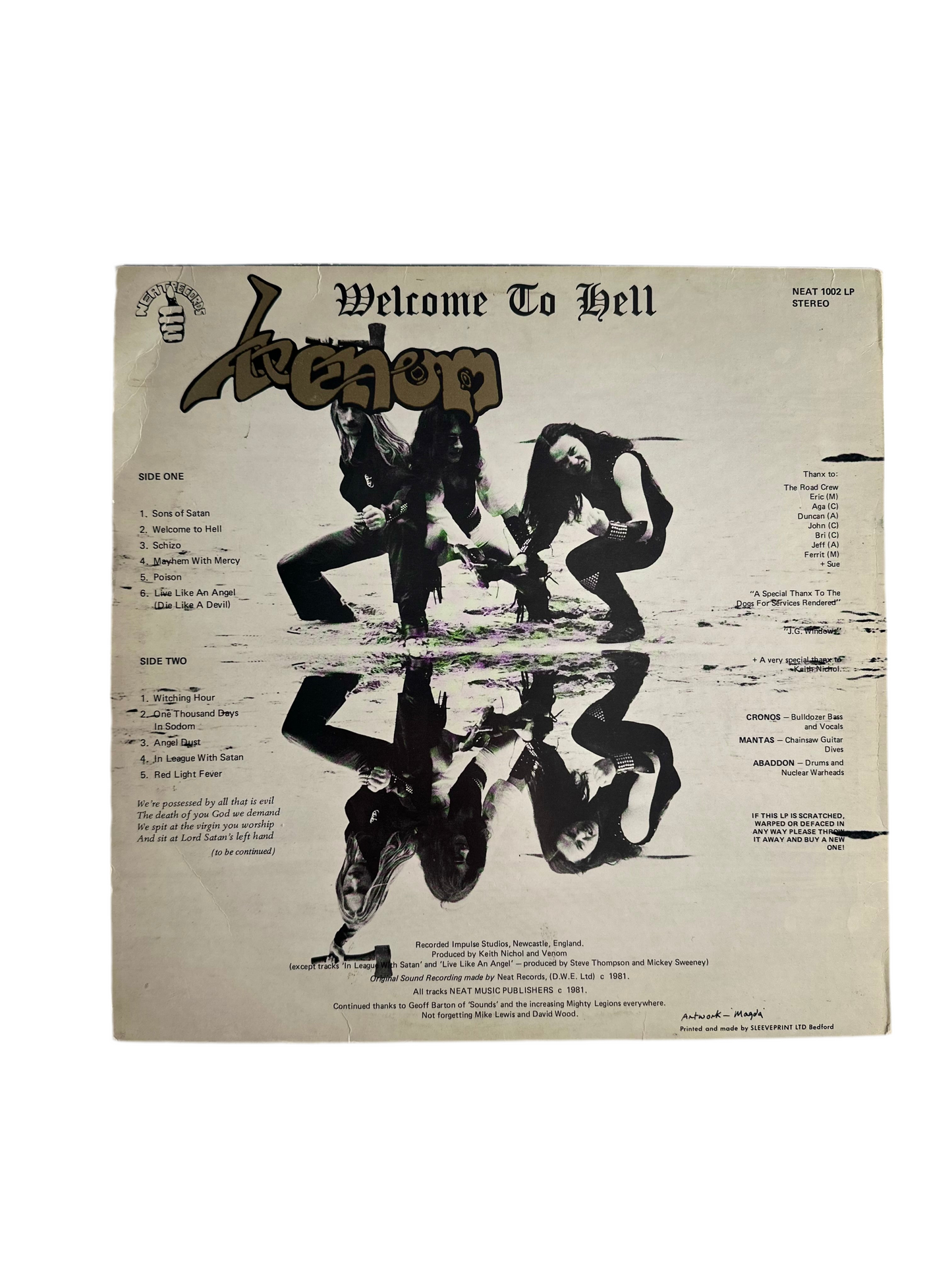 Venom— Welcome To Hell