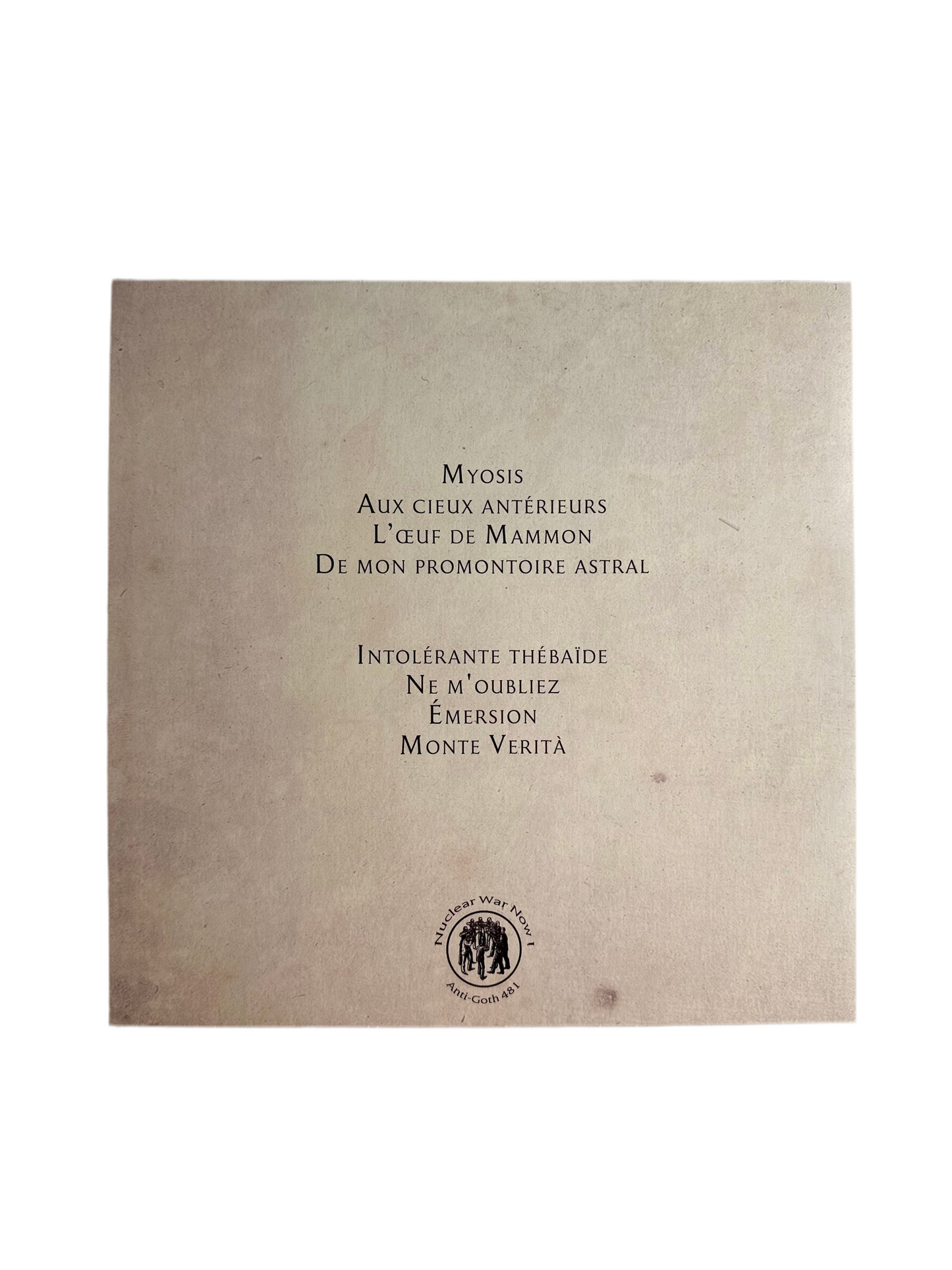 Cenotaphe— Monte Verita