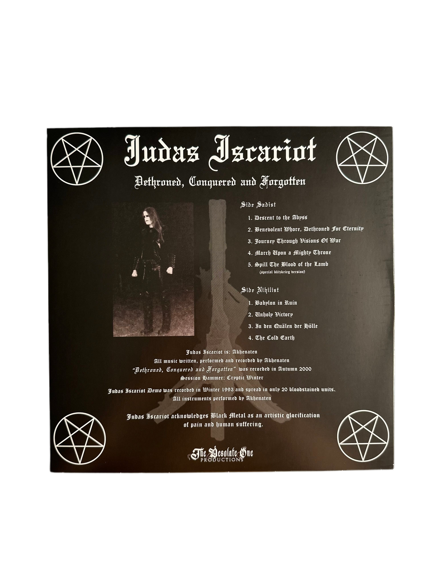 Judas Iscariot— Dethroned, Conquered And Forgotten
