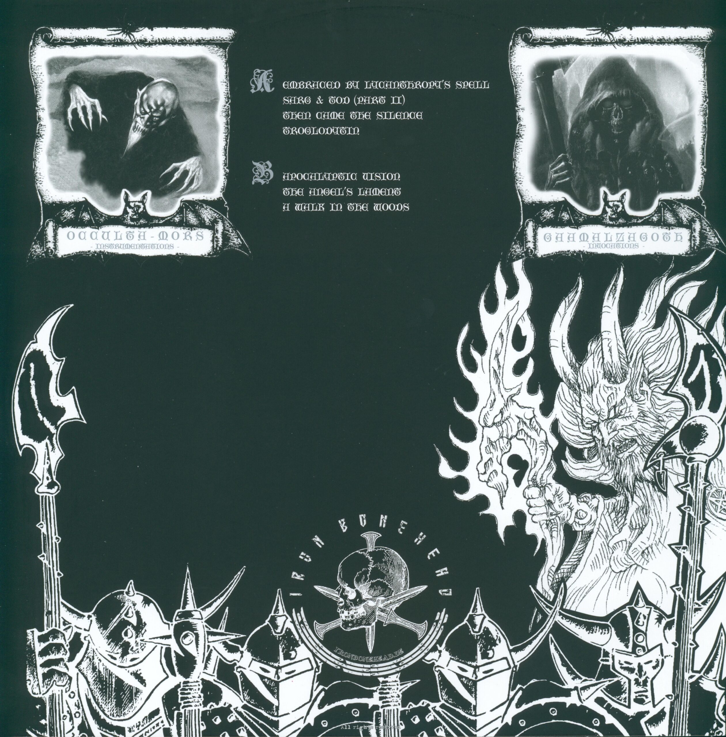 Moonblood— Taste Our German Steel! LP Album 2019 Iron Bonehead Productions IBP441 - Image 2
